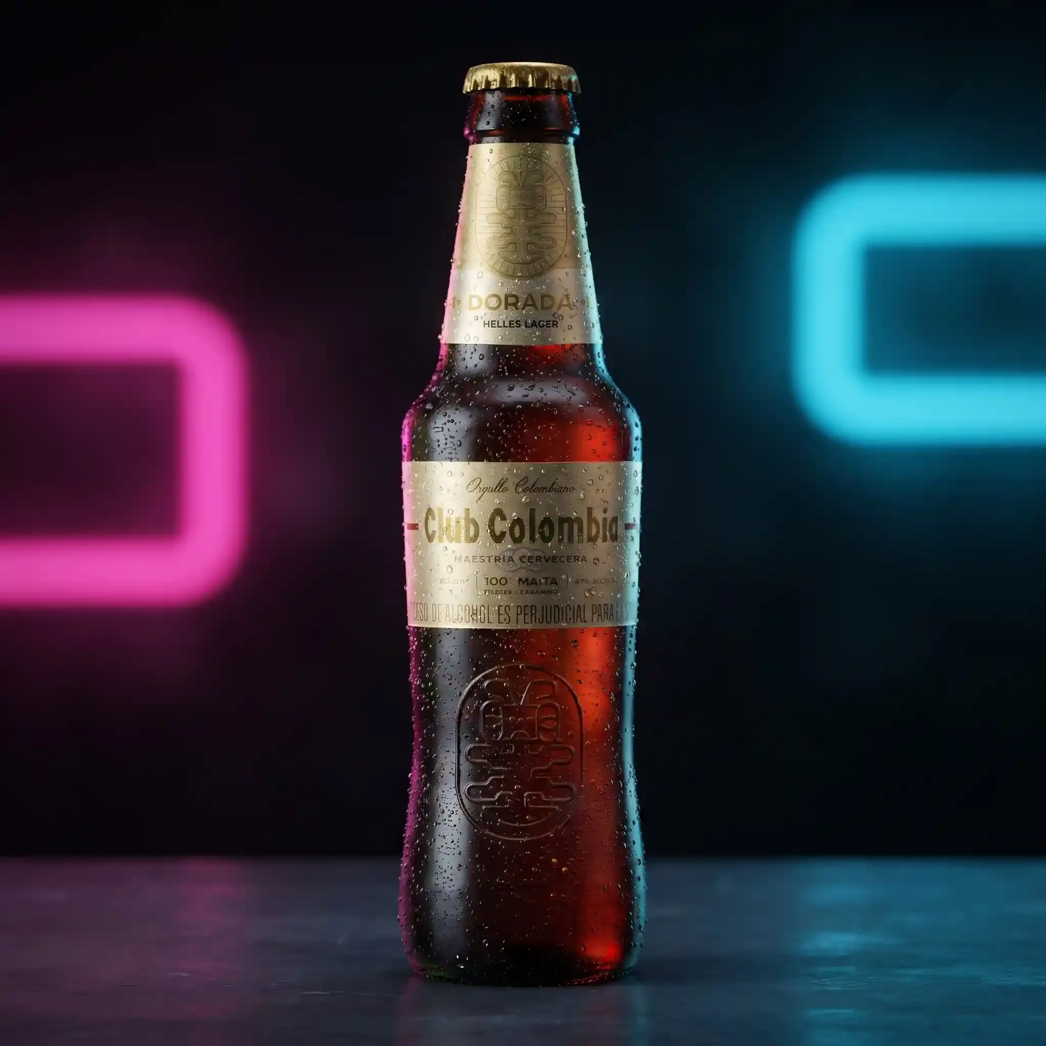 Club Colombia — estanquillo de Hermanos Drinks, cervezas y bebidas