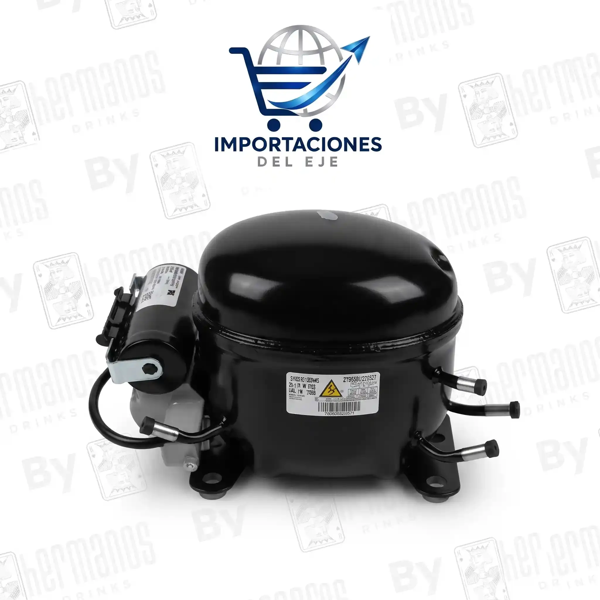 Compresor 3 Tanques — El corazón del circuito de frío para equipos de tres tanques: es el que mueve el refrigerante