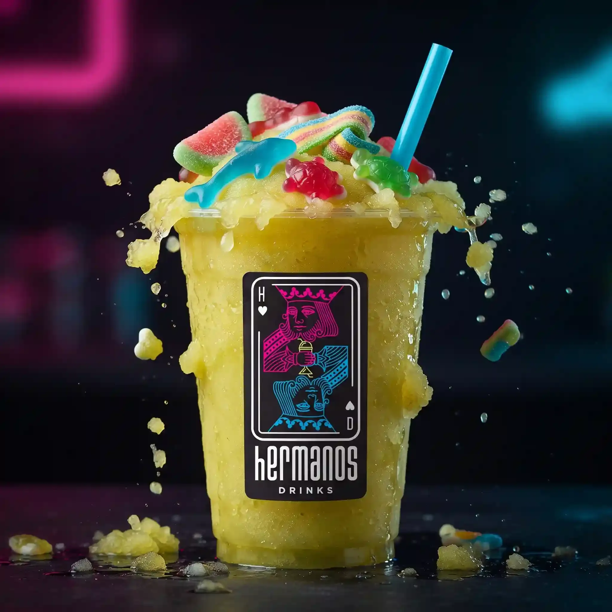 Frappé de Mangobiche — frappés de Hermanos Drinks, sin licor