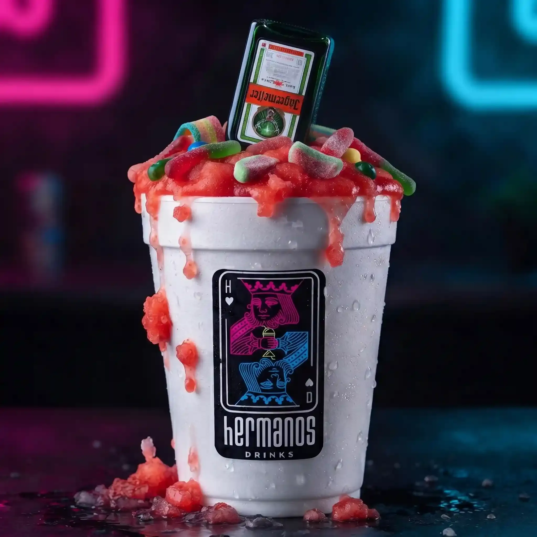 Litrón Jägermeister — litrones de Hermanos Drinks, con licor